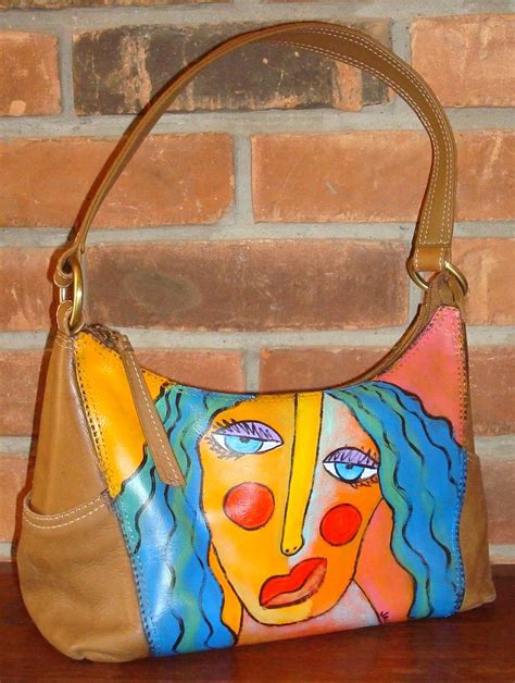 unique hand painted purses.